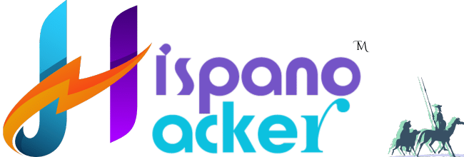 The logo for hispano hacker.